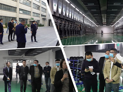 Zhejiang Beautiful Town Construction Office bezocht Chengbang High-tech voor de inspectie en acceptatie van Qianqing Street